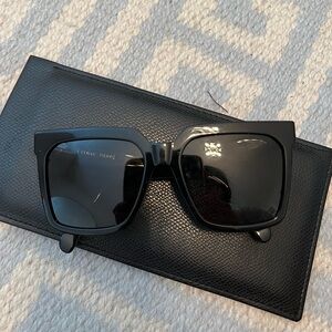 Celine Glossy Black Square Sunglasses